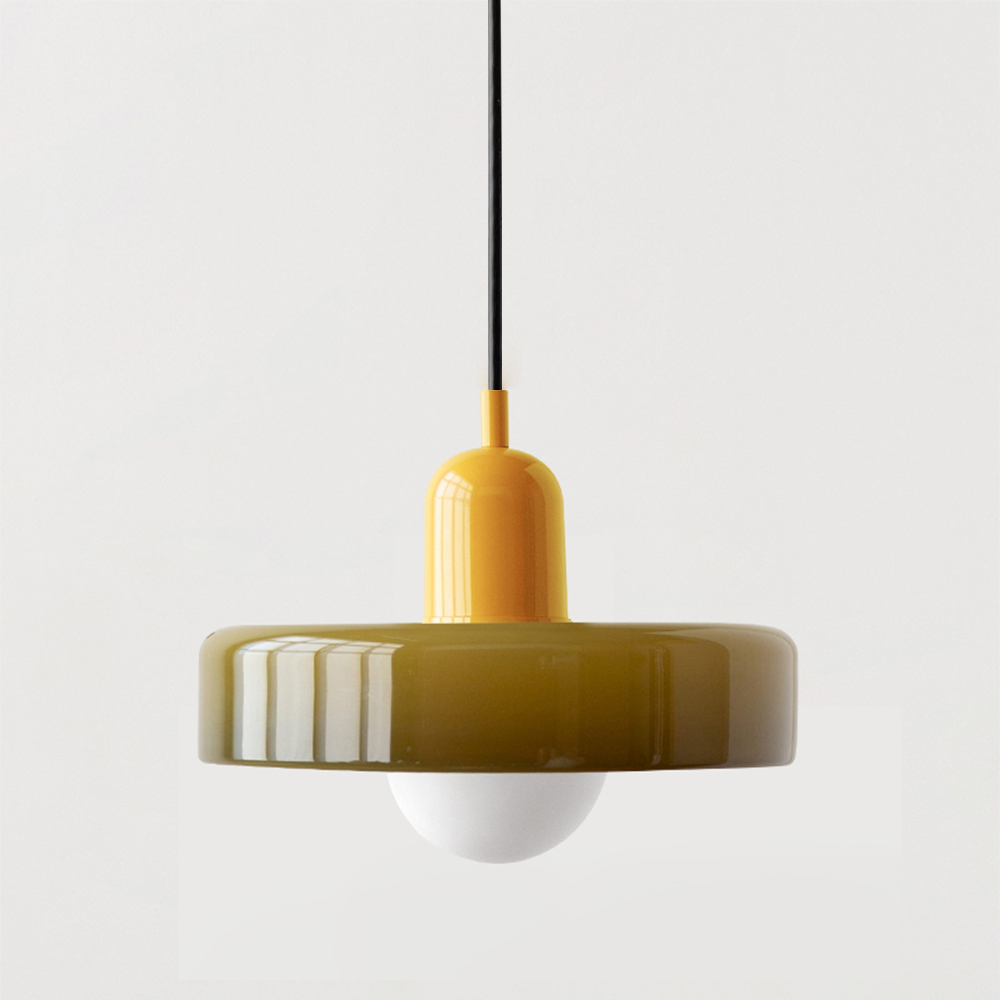 Vibrant Colored Glass Pendant Light | Modern Kitchen Pendant Lighting 13
