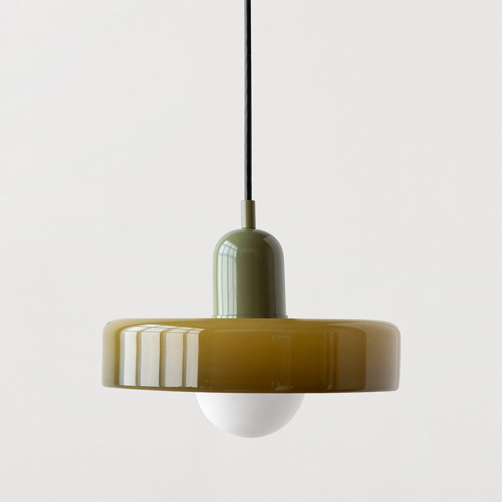 Vibrant Colored Glass Pendant Light | Modern Kitchen Pendant Lighting 16