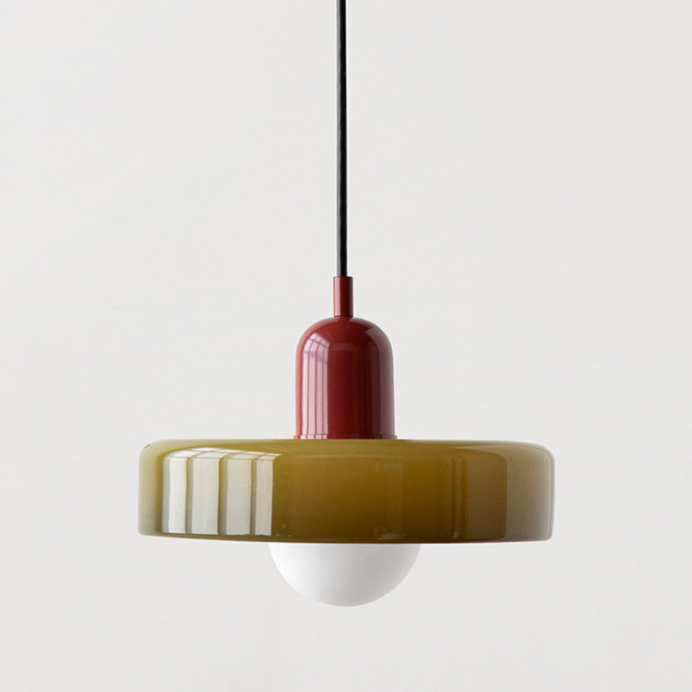 Vibrant Colored Glass Pendant Light | Modern Kitchen Pendant Lighting 18