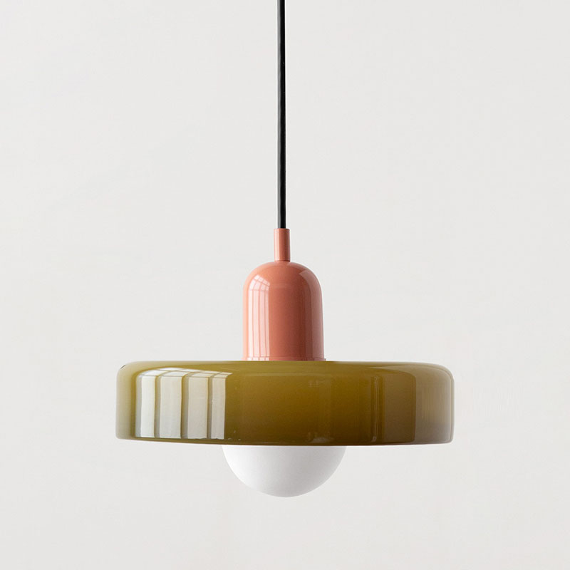 Vibrant Colored Glass Pendant Light | Modern Kitchen Pendant Lighting 28