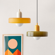 Vibrant Colored Glass Pendant Light | Modern Kitchen Pendant Lighting 3