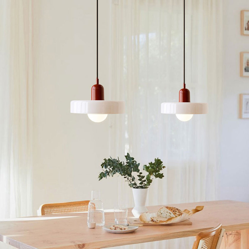 Vibrant Colored Glass Pendant Light | Modern Kitchen Pendant Lighting 5