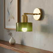 Vibrant Glass Wall Light | Bauhaus-Inspired Sconce Lamp 1