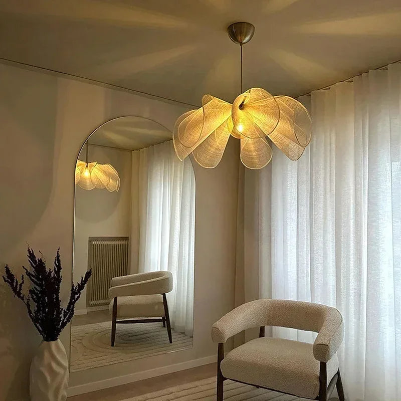 Vintage Fabric Pendant Light | Soft Glow & Elegant Design 3