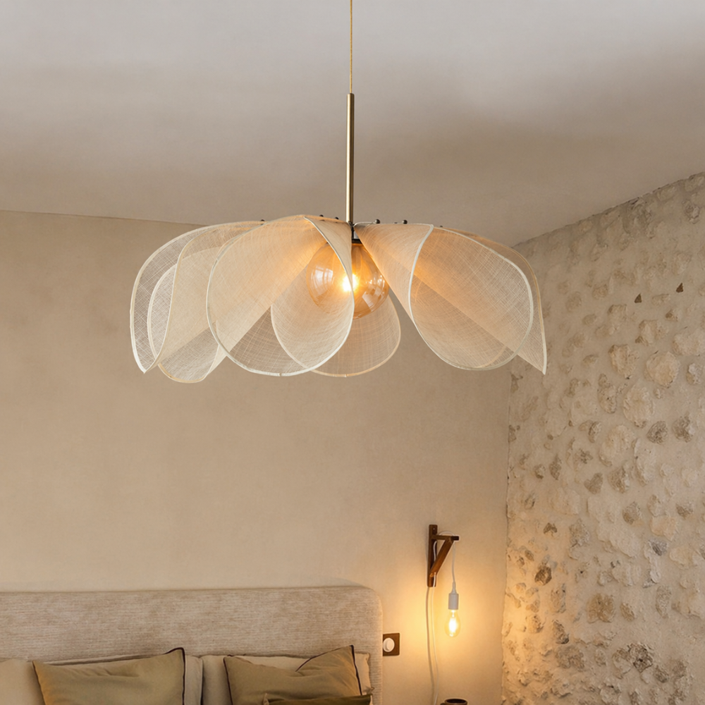 Vintage Fabric Pendant Light | Soft Glow & Elegant Design 5