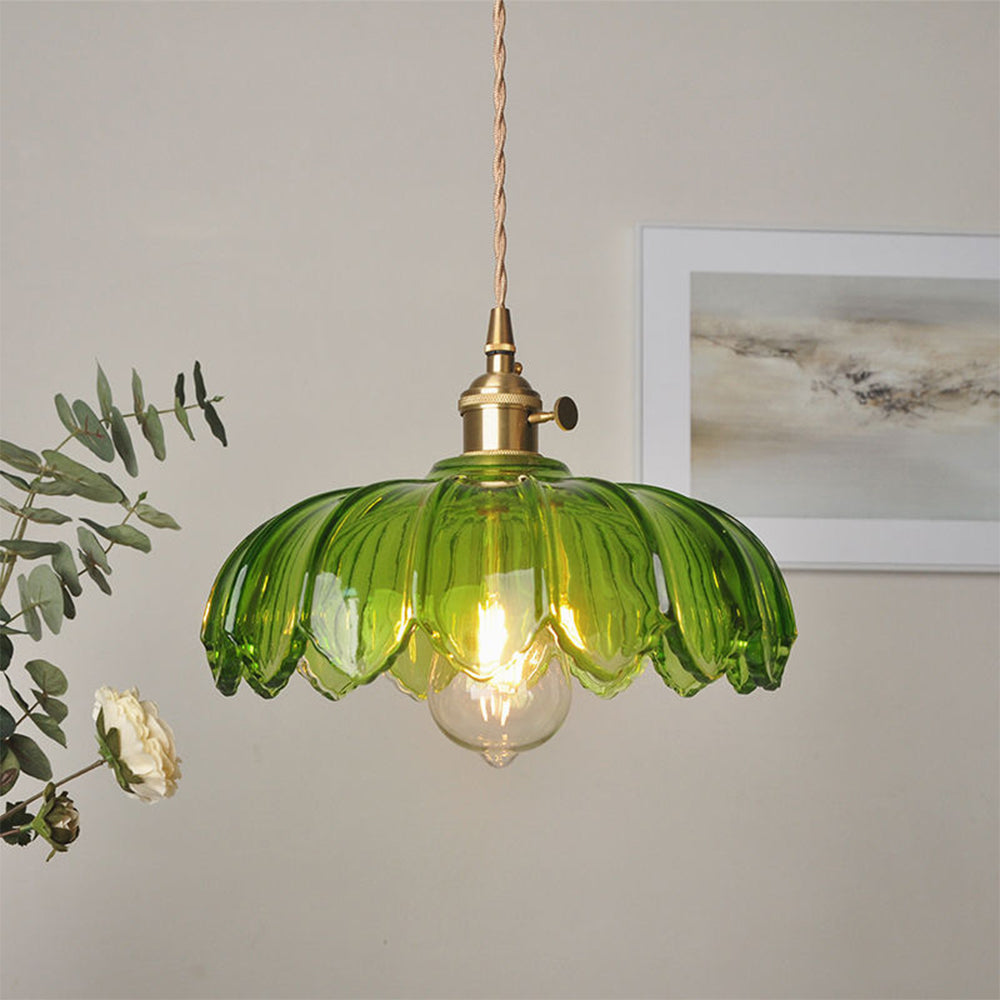 Vintage Glass Pendant Light | Kitchen Pendant Lighting & Retro Design 0