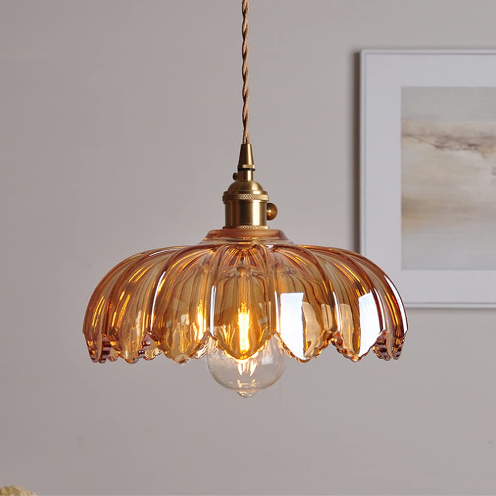 Vintage Glass Pendant Light | Kitchen Pendant Lighting & Retro Design 1
