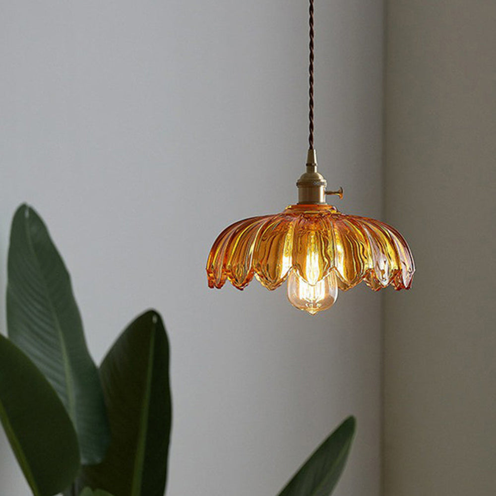 Vintage Glass Pendant Light | Kitchen Pendant Lighting & Retro Design 4