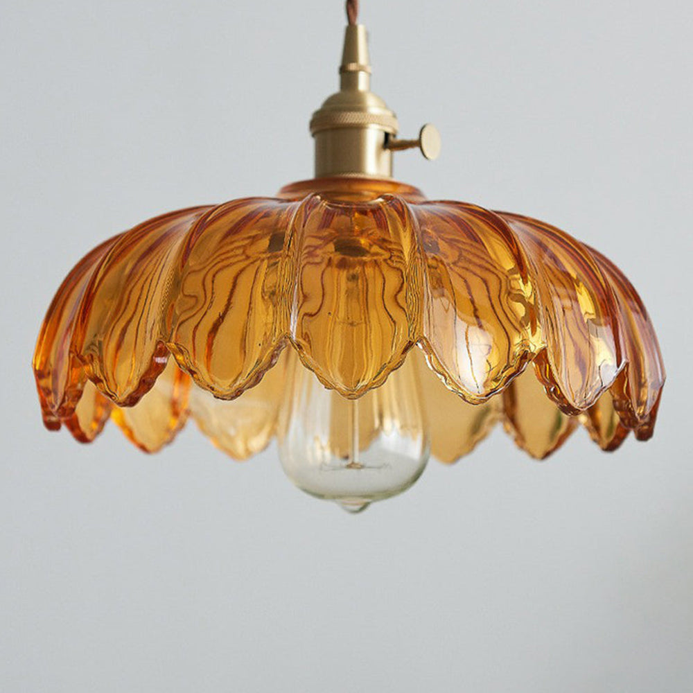 Vintage Glass Pendant Light | Kitchen Pendant Lighting & Retro Design 5