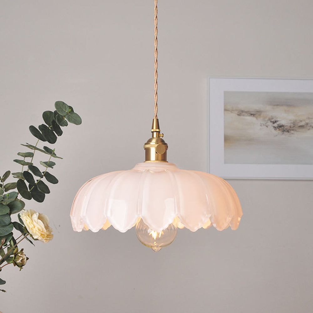 Vintage Glass Pendant Light | Kitchen Pendant Lighting & Retro Design 9