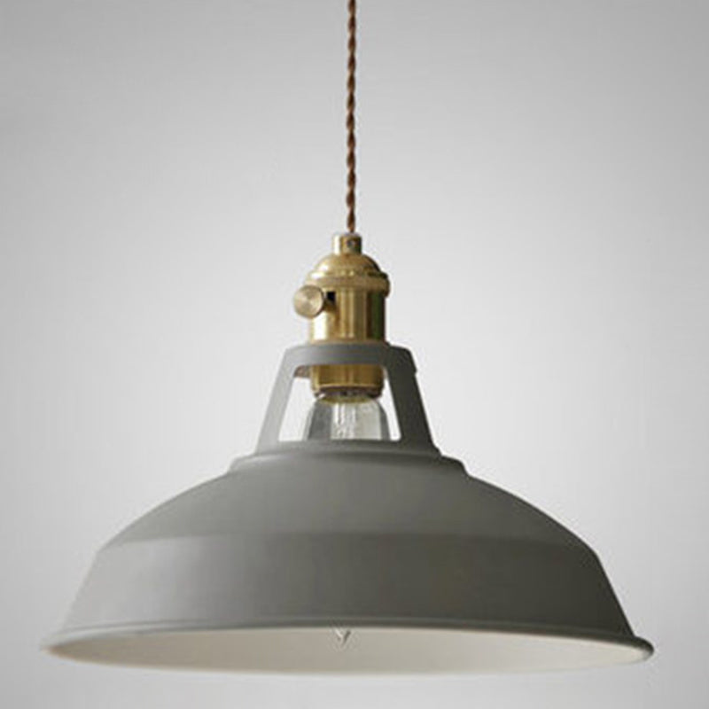 Vintage Industrial Pendant Lighting | Metal Design & Adjustable Chain 0