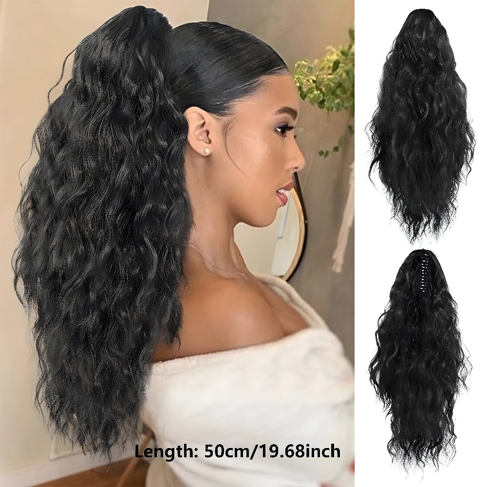 Voluminous Drawstring Ponytail Extension Instant Hair