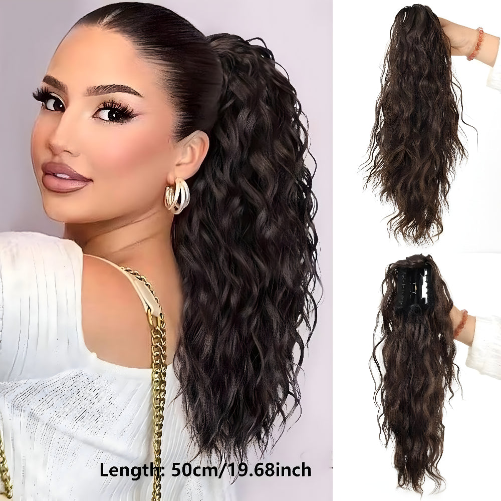 Voluminous Drawstring Ponytail Extension Instant Hair