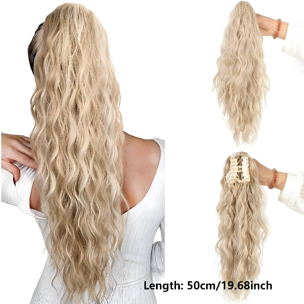 Voluminous Drawstring Ponytail Extension Instant Hair