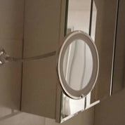 Wall Mirror Adjustable Arm Makeup Grooming 5-Inch
