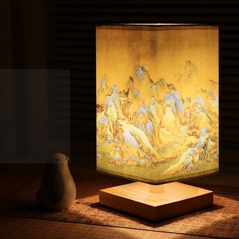 Warm Minimalist Table Lamp | Japanese Scandinavian Design & Soft Bedroom Lighting 3