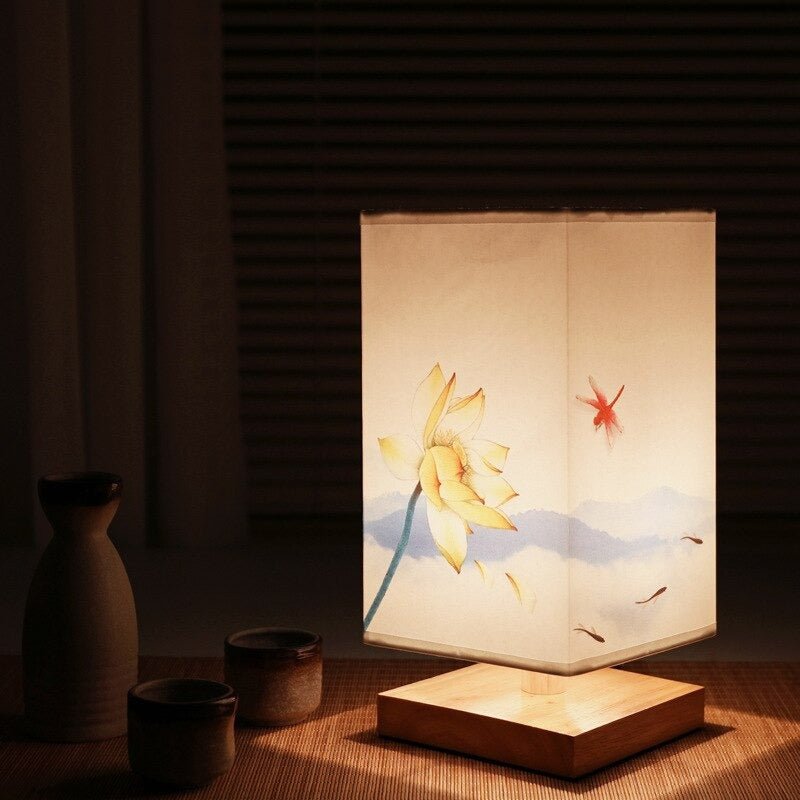 Warm Minimalist Table Lamp | Japanese Scandinavian Design & Soft Bedroom Lighting 7