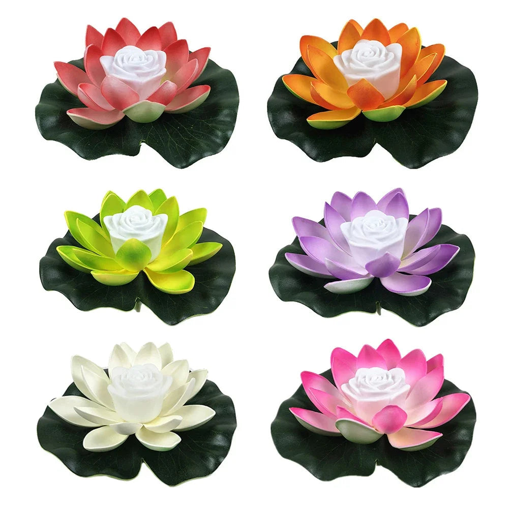 Waterproof Floating LED Lotus Light | Wireless & Mood Lighting 3