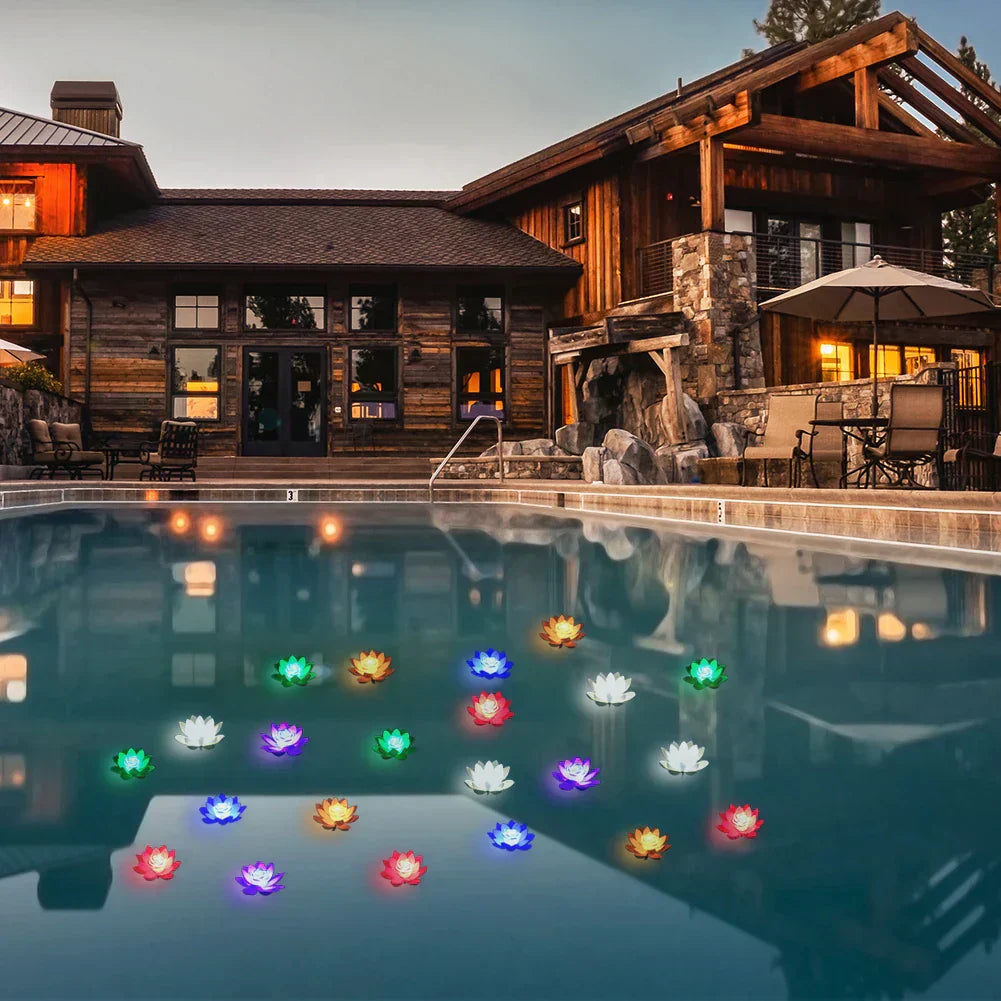 Waterproof Floating LED Lotus Light | Wireless & Mood Lighting 6