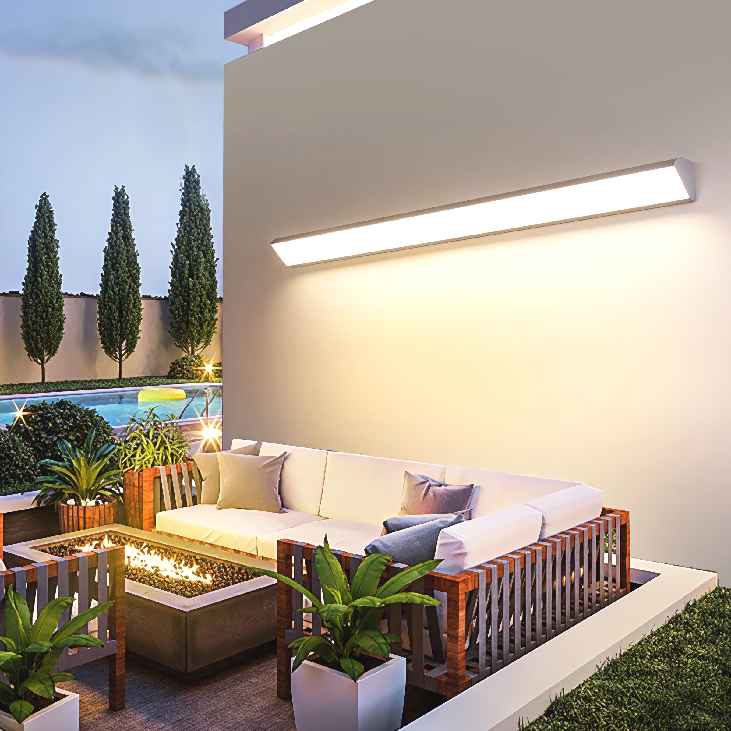 Weatherproof Modern Outdoor Wall Light | LED Aluminium Design 0