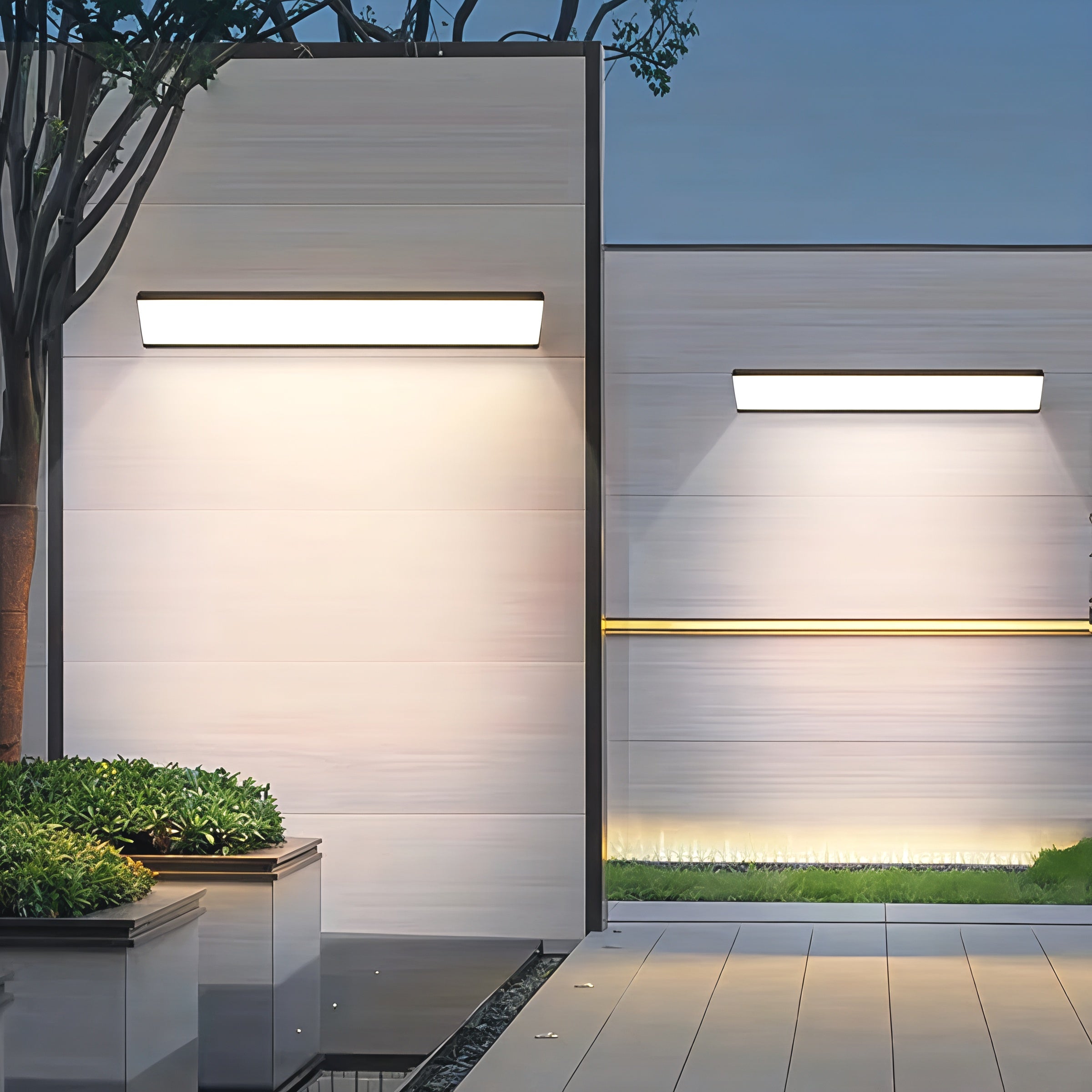 Weatherproof Modern Outdoor Wall Light | LED Aluminium Design 1