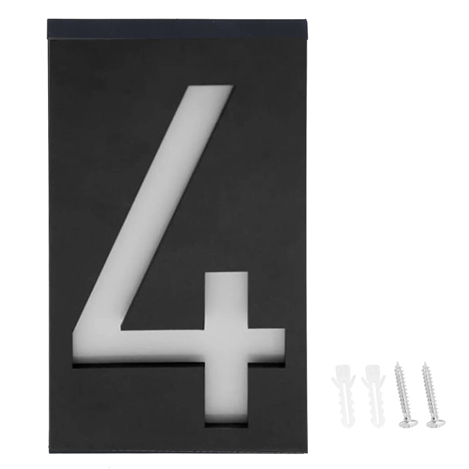 Weatherproof Solar House Number Light | LED Illuminated & Automatic 10