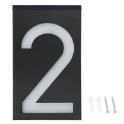 Weatherproof Solar House Number Light | LED Illuminated & Automatic 13