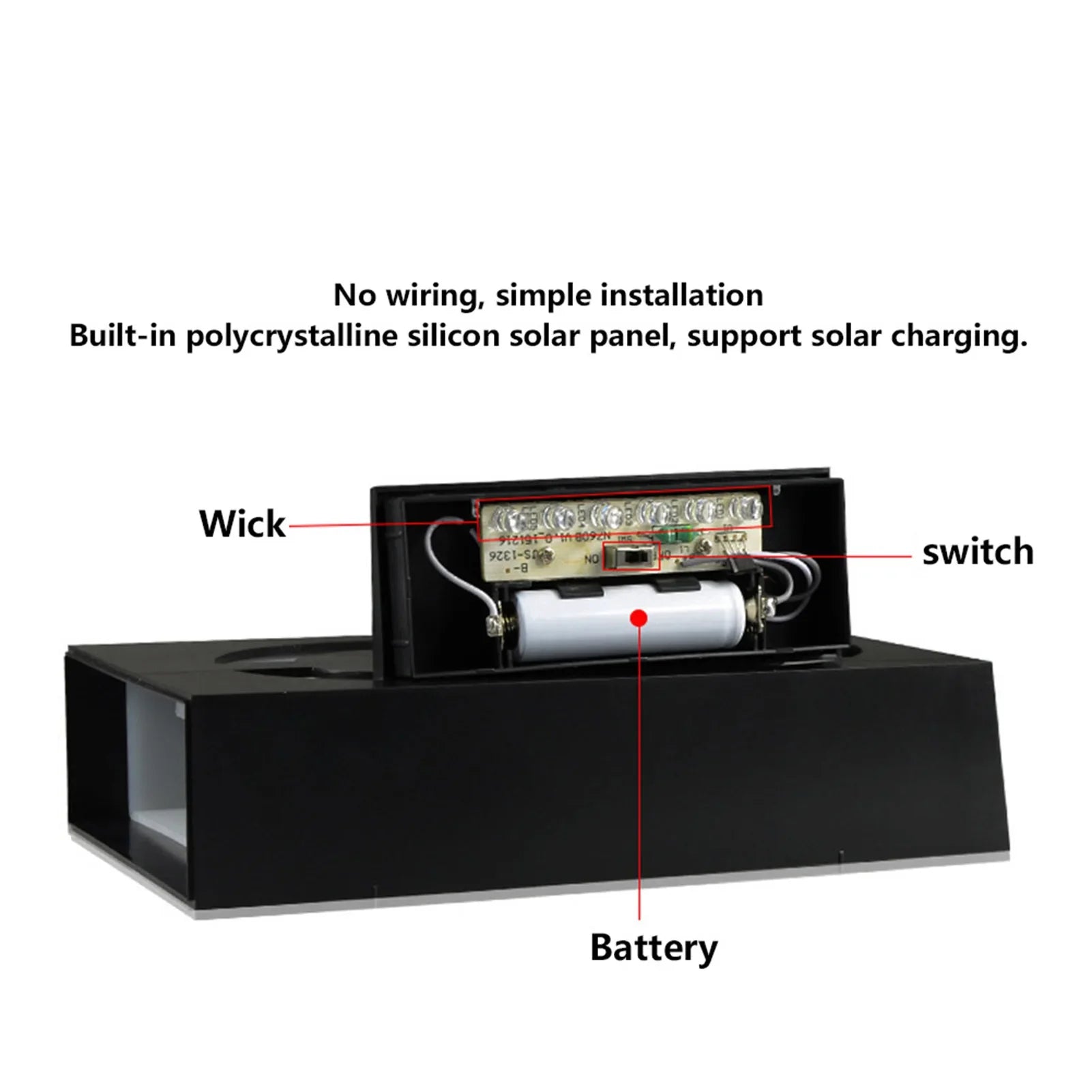 Weatherproof Solar House Number Light | LED Illuminated & Automatic 5