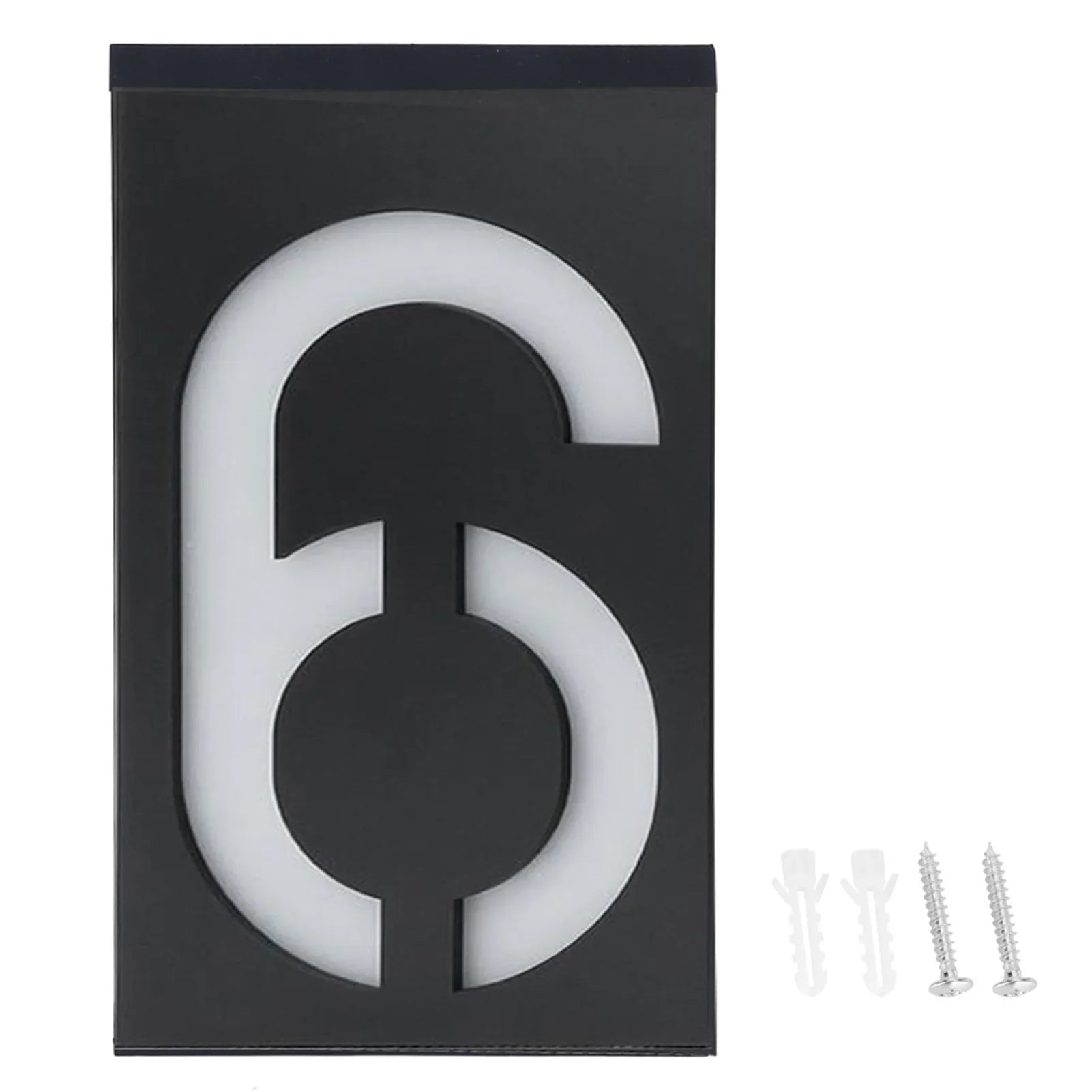 Weatherproof Solar House Number Light | LED Illuminated & Automatic 8