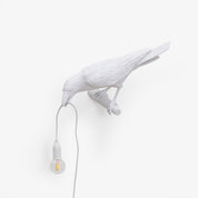 Whimsical Bird Wall Light | Unique Resin Wall Lamp & Adjustable Height 5