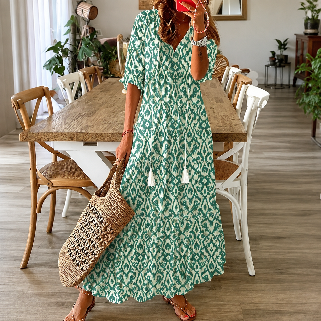 Women's Floral Maxi Dress Summer | Bohemian Dress