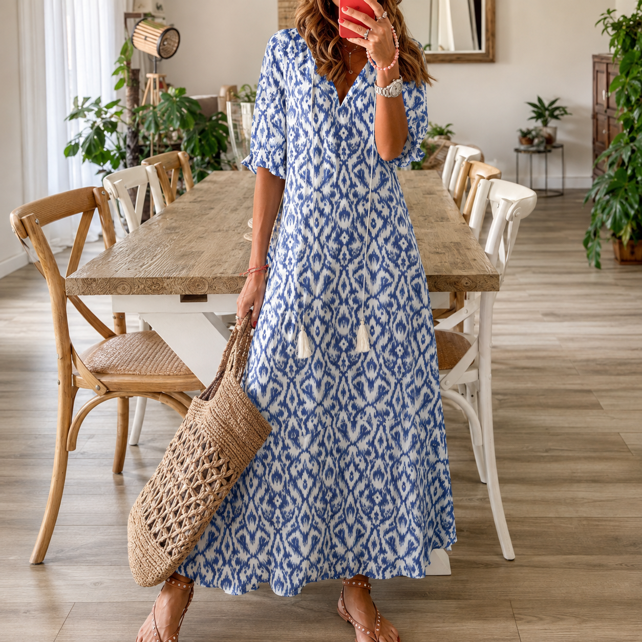 Women's Floral Maxi Dress Summer | Bohemian Dress