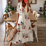 Women's Floral Maxi Dress Summer | Bohemian Dress