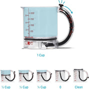 Adjustable Measuring Cup 4-In-1 Functionality Cooking - Image 2