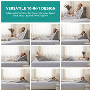 Adjustable Memory Foam Wedge Pillow Comfort and Recovery Support - Image 5