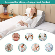 Adjustable Memory Foam Wedge Pillow Comfort and Recovery Support - Image 6