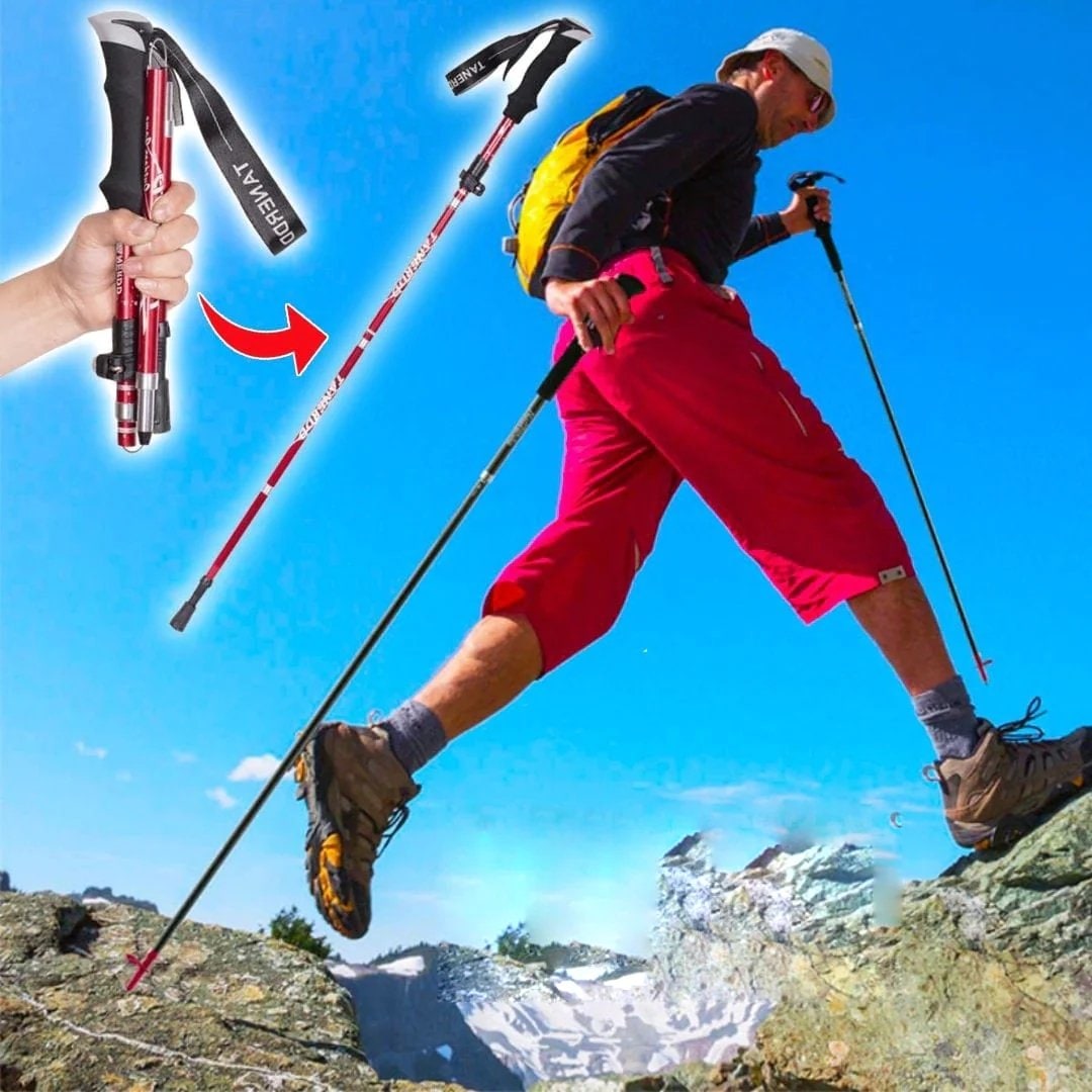 Adjustable Trekking Poles Lightweight Foldable Hiking Gear - Image 10