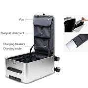Aluminum Hard Shell Luggage Set Lightweight Travel Suitcases - Image 4