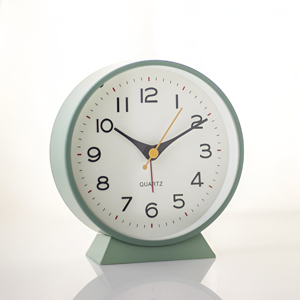 Analog Alarm Clock Vintage Design Home Decor Accent - Image 2