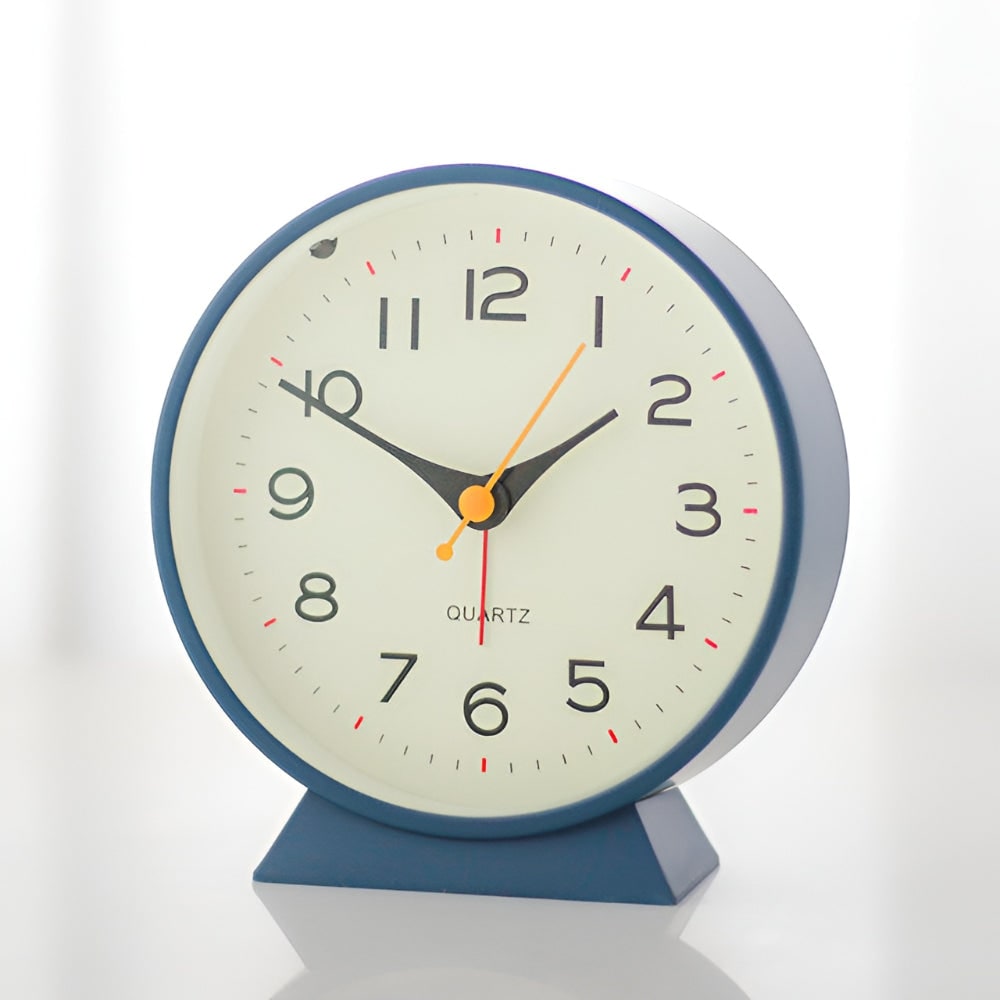 Analog Alarm Clock Vintage Design Home Decor Accent - Image 3