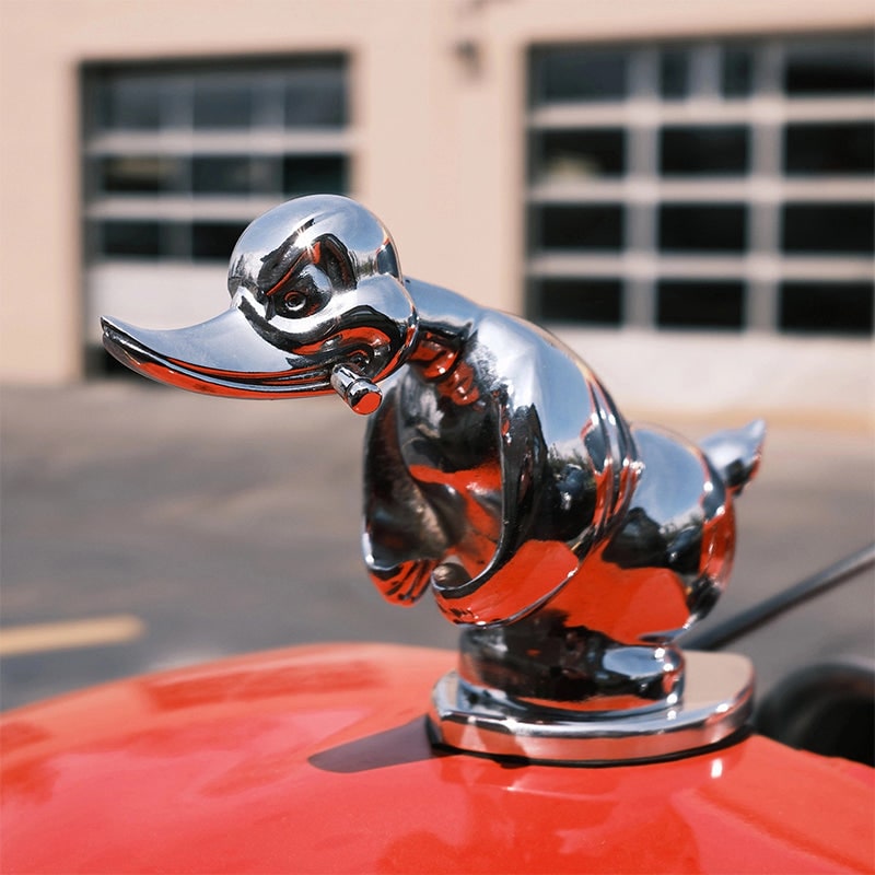 Angry Rubber Duck Hood Ornament Cars and Trucks - Image 1