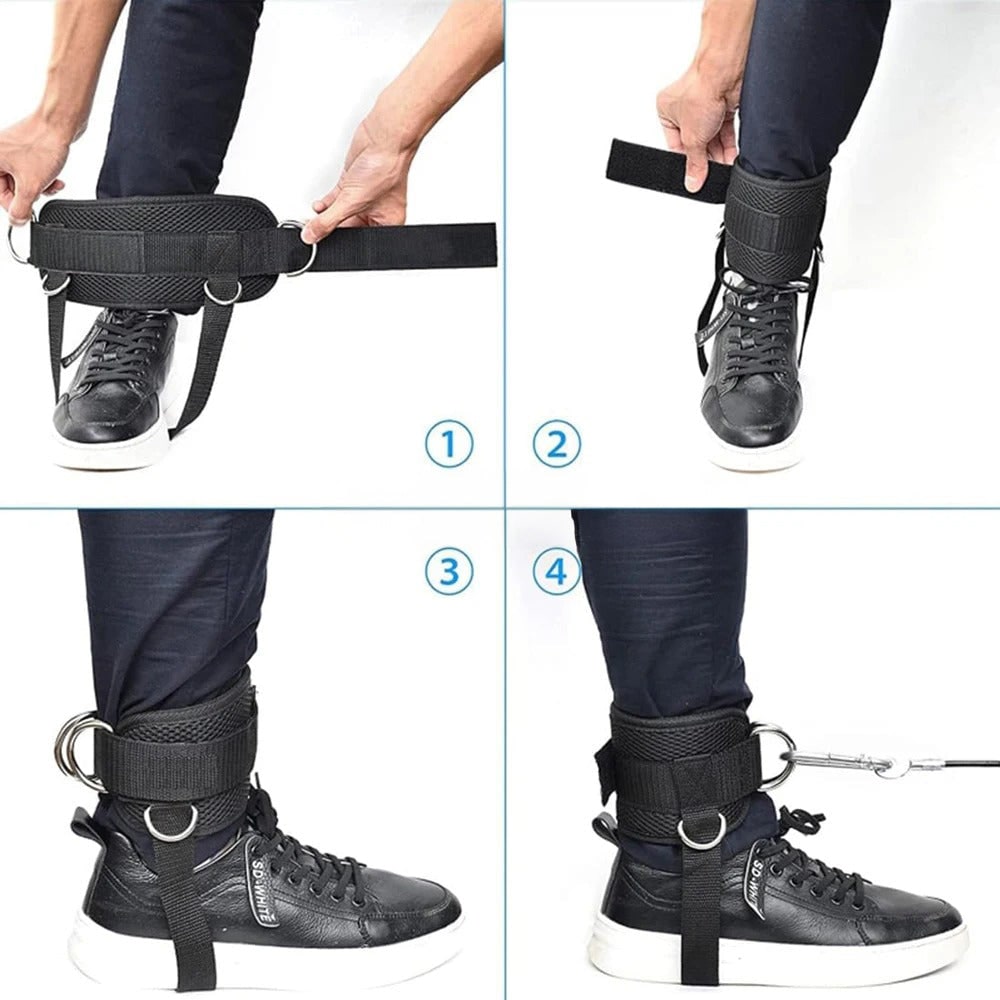 Ankle Straps Resistance Training Adjustable Workout Cuffs - Image 2