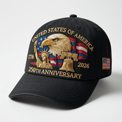 Anniversary Hat Adjustable States Embroidered Design - Image 3