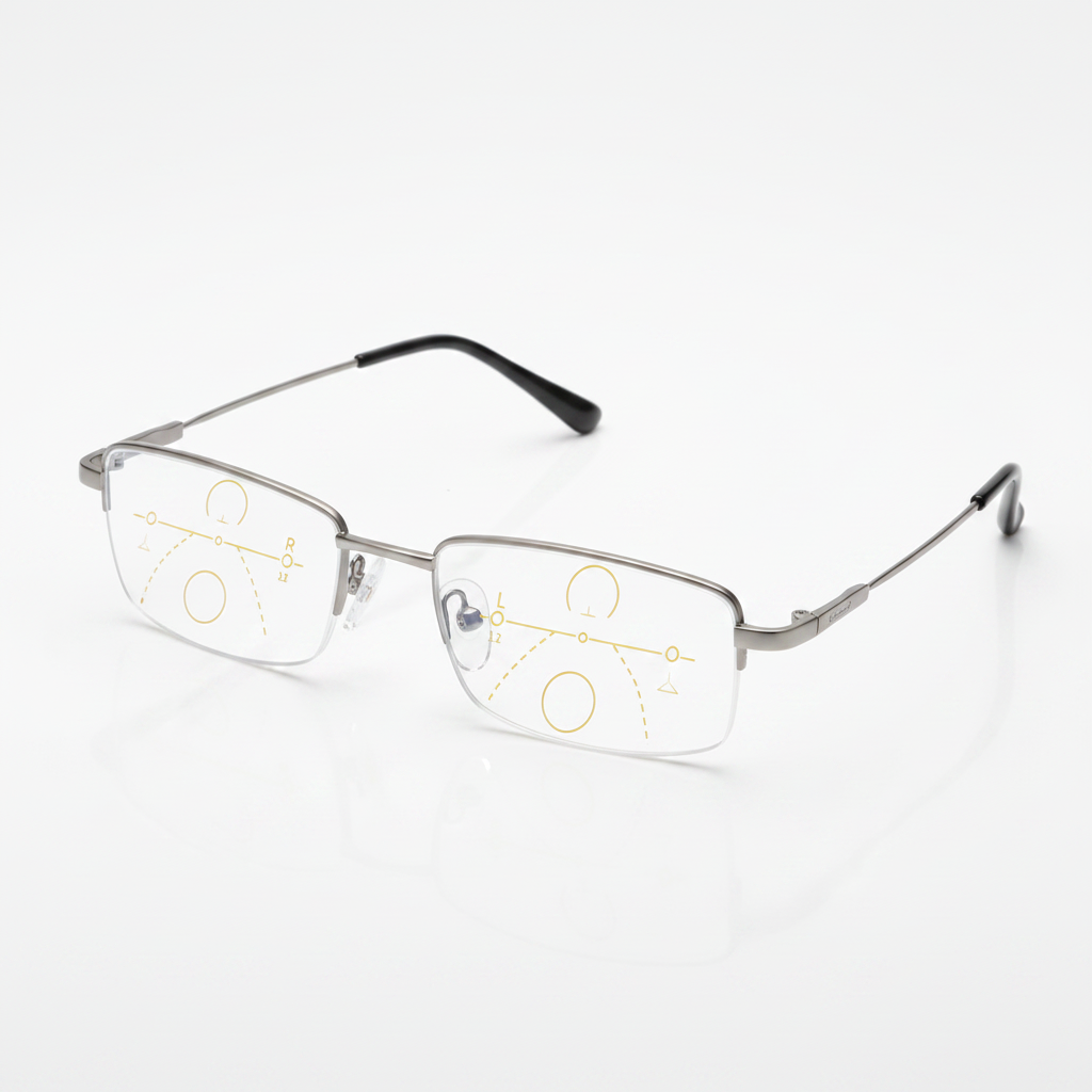 Anti-reflective Multifocal Glasses Automatic Adjustment Reading - Image 1