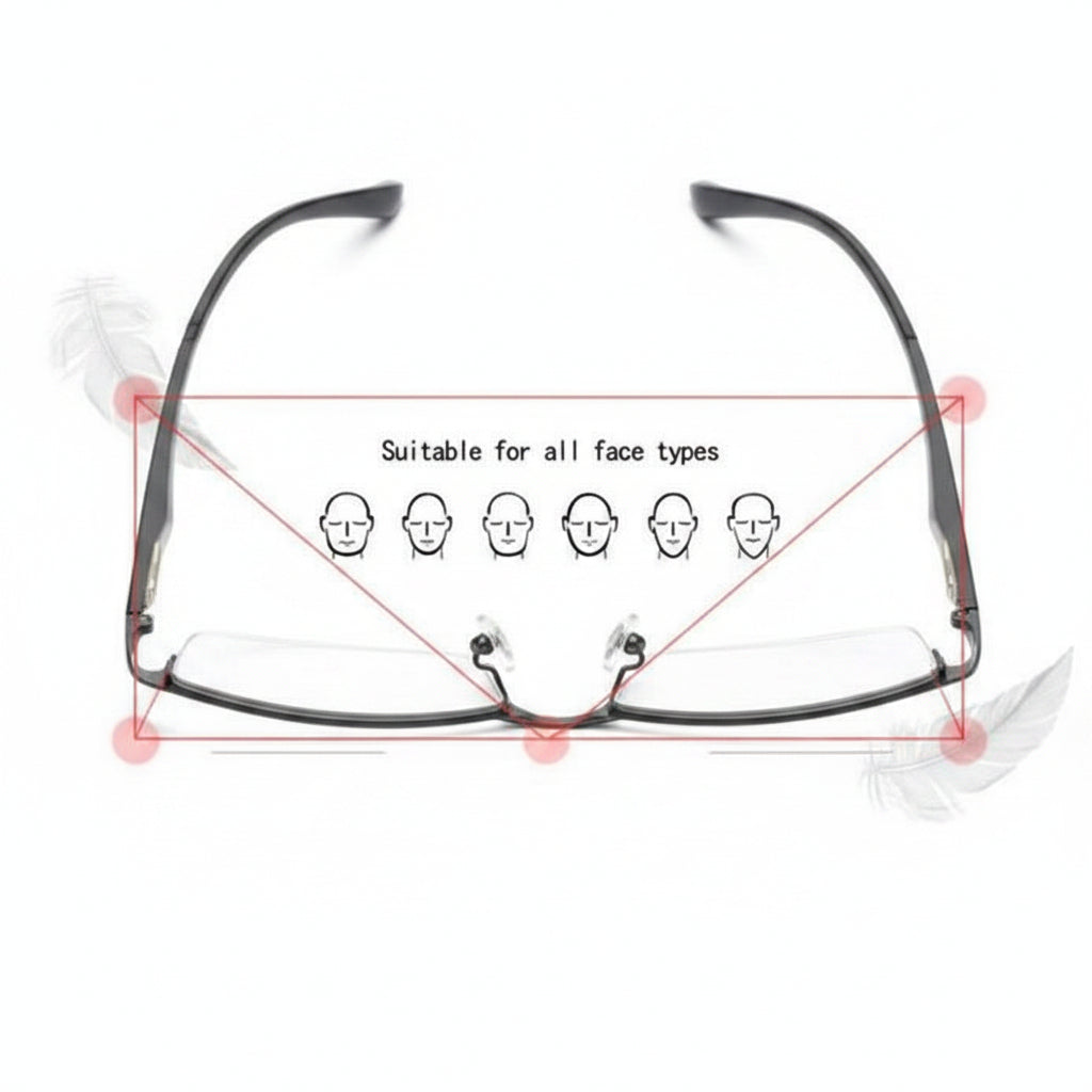Anti-reflective Multifocal Glasses Automatic Adjustment Reading - Image 9