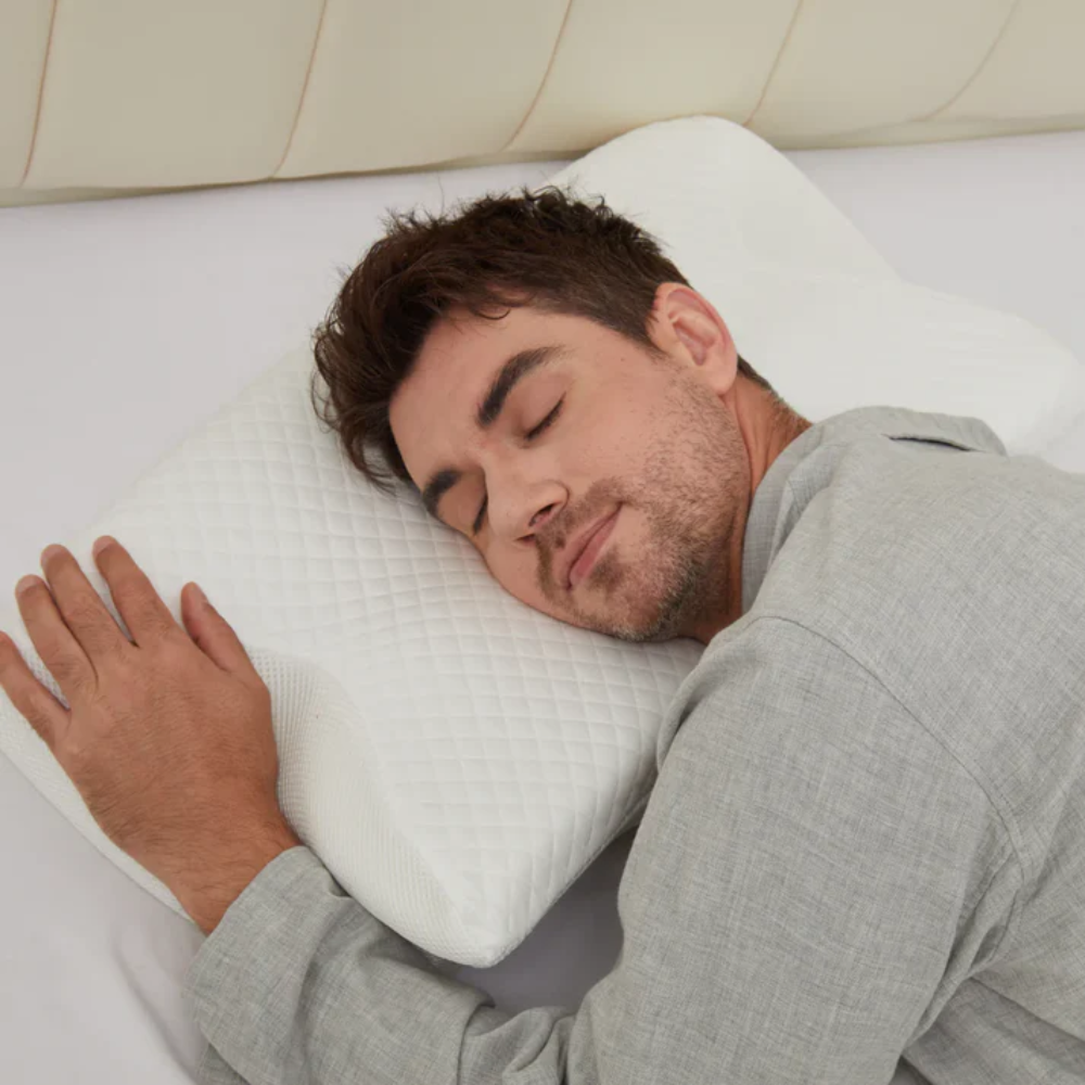 Anti-Snore Pillow Neck Support Ergonomic Sleep Aid White - Image 10