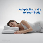 Anti-Snore Pillow Neck Support Ergonomic Sleep Aid White - Image 16