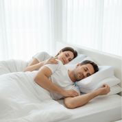 Anti-Snore Pillow Neck Support Ergonomic Sleep Aid White - Image 5