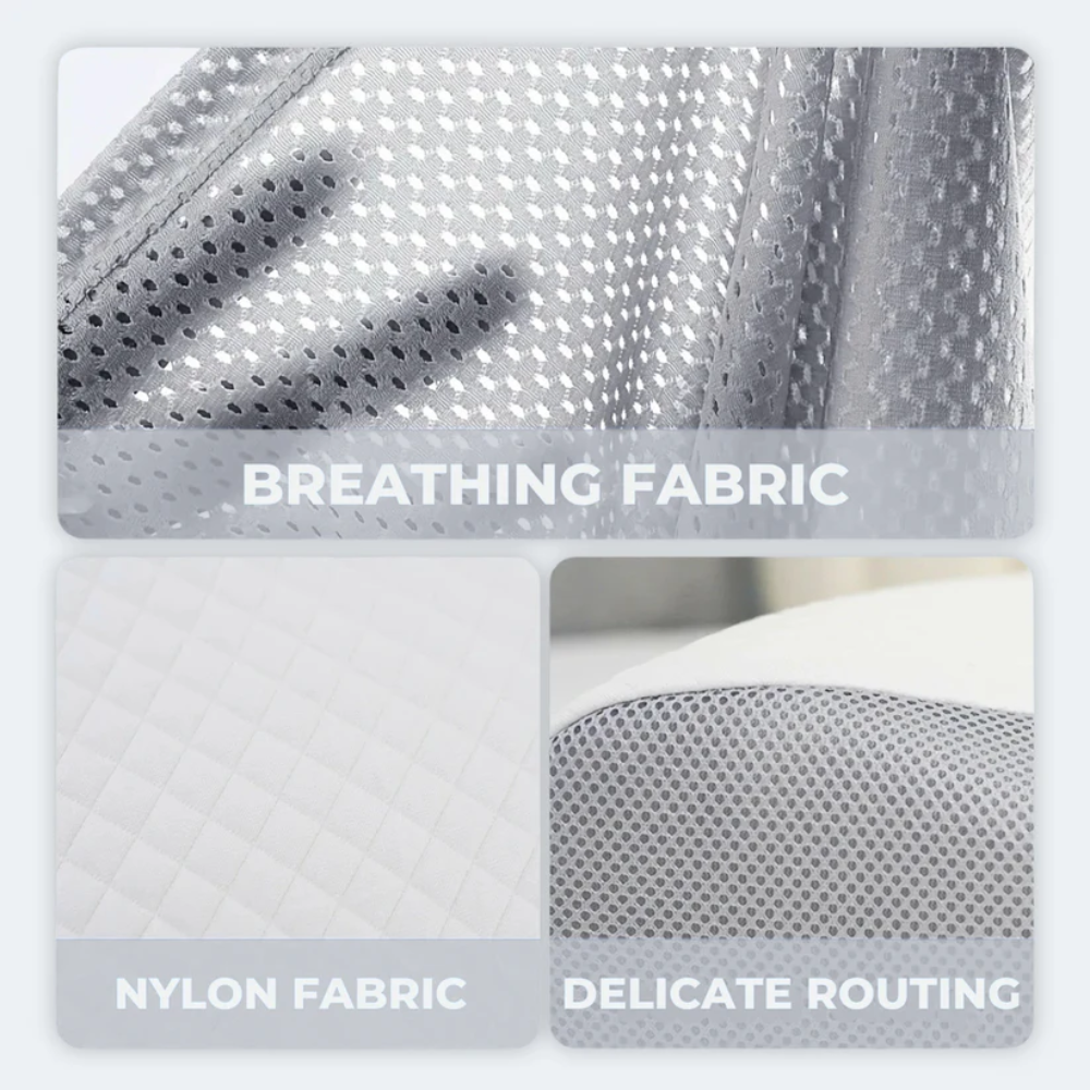 Anti-Snore Pillow Neck Support Ergonomic Sleep Aid White - Image 6
