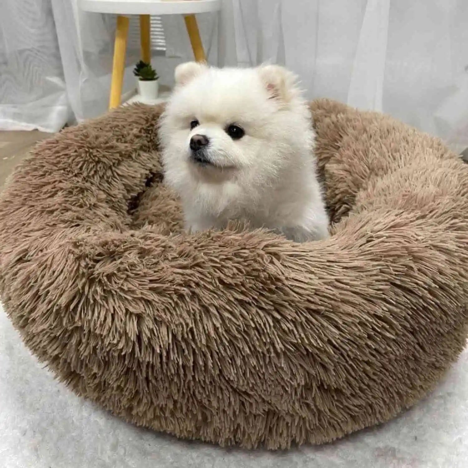 Anxiety Relief Pet Bed Dogs and Cats Soft Plush Design - Image 5